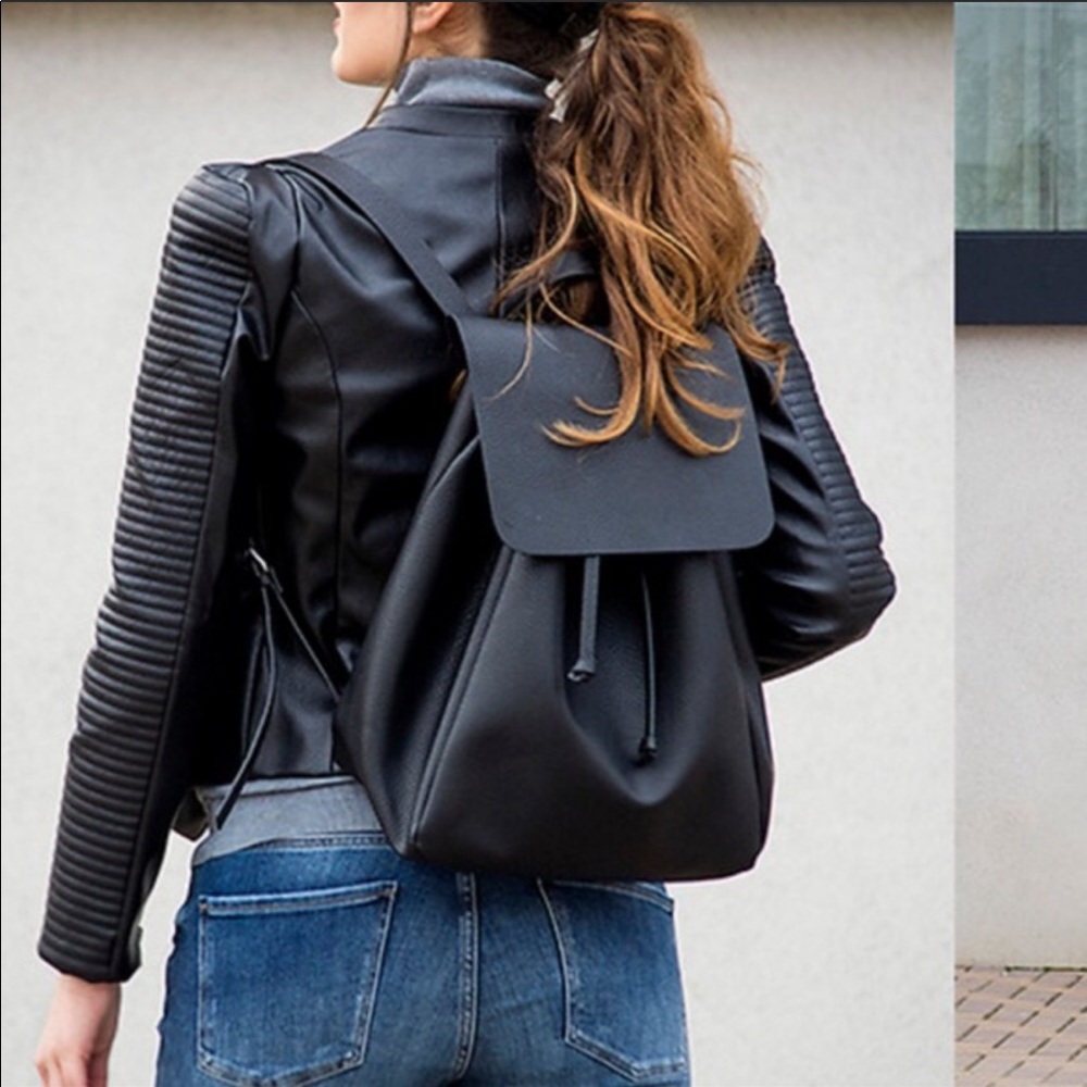 Like new Zara Faux Leather Backpack